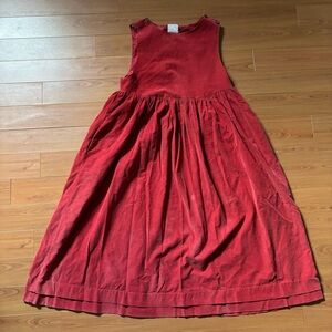 Laura Ashley Red Dress Vintage
